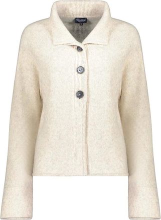 Bloomings Truien & Vesten, Dames, Beige, XL, Wol, A-lijn Vest