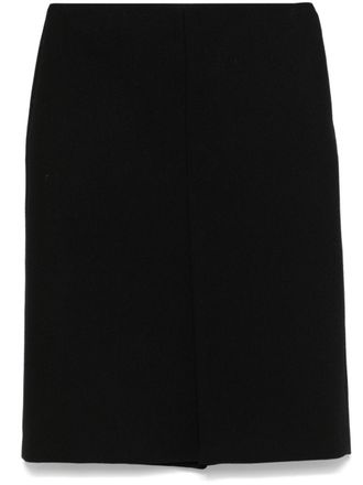 Gucci Wollen crêpe midi-rok - Zwart