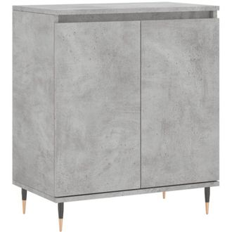 vidaXL Sideboard Concrete Grey 60x35x70 cm Engineered Wood Vidaxl