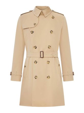 Burberry Kensington Heritage Mid-Length Trench Coat