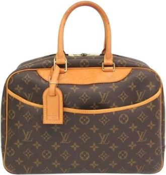 Louis Vuitton Pre-owned Handbags, female, Brown, Size: ONE SIZE Pre-owned Deauville Handbag
