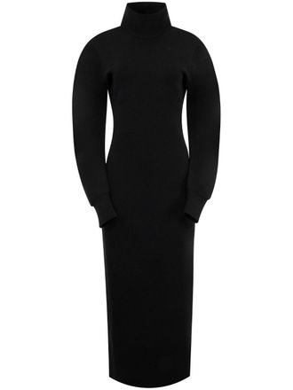 Khaite Storm midi dress - Black