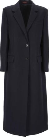 Gucci Dubbelgebreide getailleerde jas - Blauw