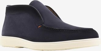 Santoni Desert Boots aus Wildleder und Glattleder