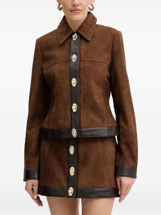 Retrof&ecirc;te Nanna suede jacket - Brown