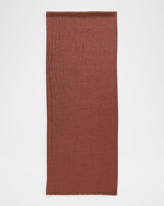 Brunello Cucinelli Cashmere & Silk Lurex Scarf