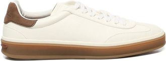 Loro Piana Sneakers met leren vlakken - Beige
