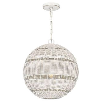 Netlighting Quoizel Lindendale Spherical Pendant White IP44 1x E27