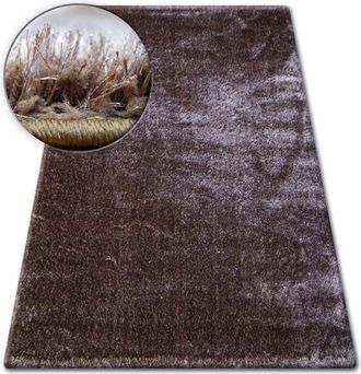 RugsX Alfombra Shaggy Verona Marr&oacute;n Brown 133x190 Cm
