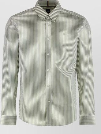 HUGO BOSS slim-fit cotton oxford shirt