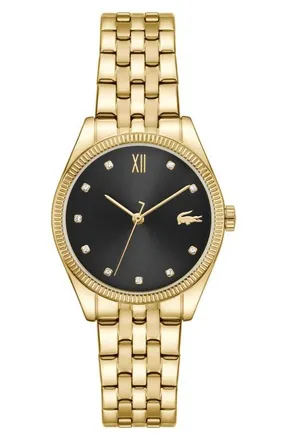 Lacoste Parisienne Bracelet Watch, 30mm in Black at Nordstrom