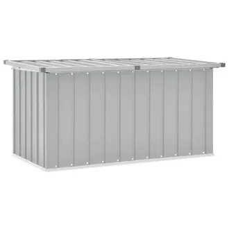 vidaXL Baule Da Giardino Grigio 129x67x65 Cm - Vidaxl