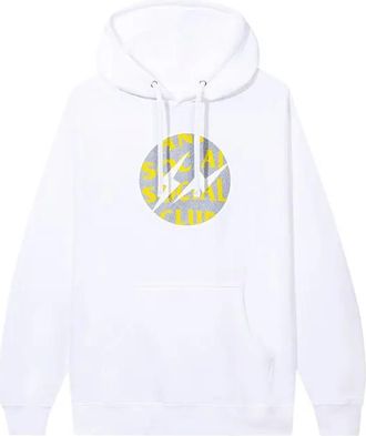 ANTI SOCIAL SOCIAL CLUB x Fragment Called Interference Hoodie White Yellow 0657-1FW220106CIH-WHIT