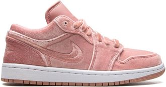 Nike Jordan Air Jordan 1 Low SE Pink Velvet sneakers - women - Velvet/Rubber/Fabric - 9.5