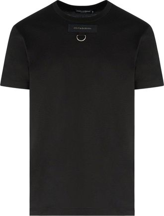 Dolce & Gabbana RING LOGO T SHIRT Size: 52, colour: BLACK