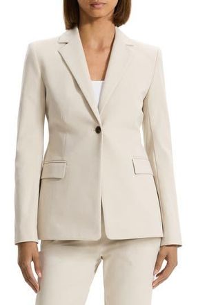 Theory Bistre Sculpt One-Button Blazer in New Sand at Nordstrom Rack, Size 00