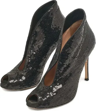 Gianvito Rossi Stivali con decorazione 100MM - Nero