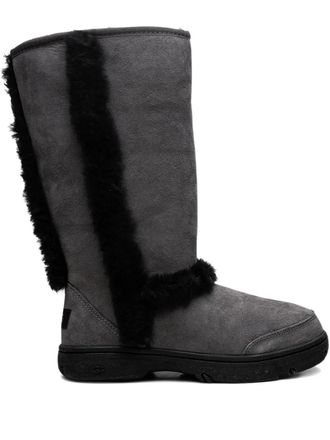 UGG Sunburst Tall Grey Black laarzen - Grijs
