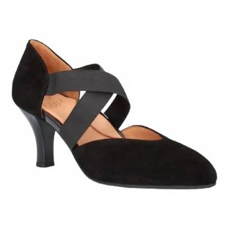 L'Amour Des Pieds WomenS Bishar Heels In Black Kid Suede