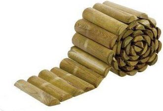 Domus Bordura De Jardinera En Rollo Madera Euro