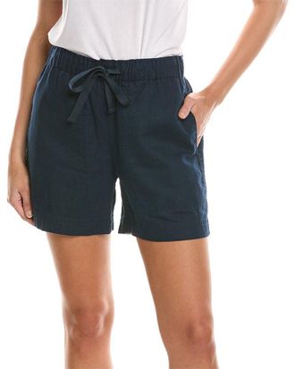 Vince Mid Waist Tie Front Pull On Short