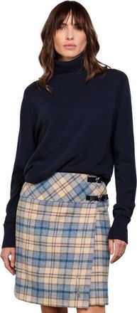 Celtic & Co. Geelong Wool Slouch Turtleneck Sweater in Dark Navy at Nordstrom, Size X-Small