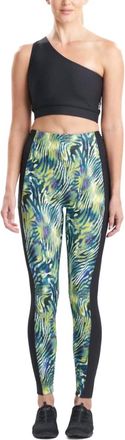 Natori Solstice Track Leggings In Citron Multi