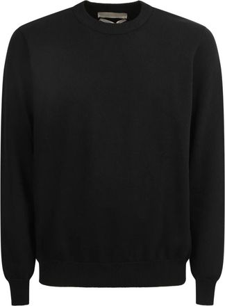 Original Vintage Round-neck Truien - Heren - Ronde hals truien - Zwart - XL - Wol - Truien & Vesten