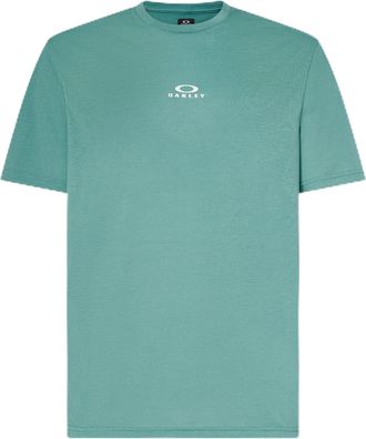 Oakley Mens Bark New Short Sleeve Tee, Dark Pacific, XXL