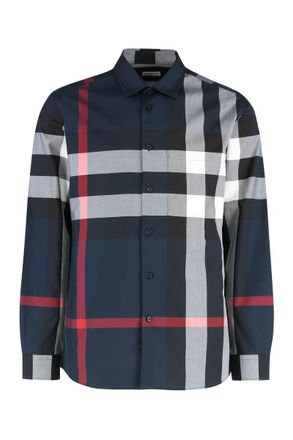 Burberry Checked Cotton Shirt