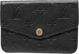 Louis Vuitton Pre-owned Wallets, female, Black, Size: ONE SIZE Pre-owned Coin Pouch