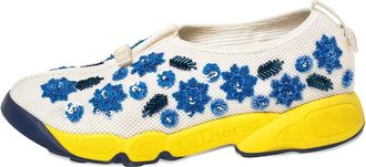 Dior Sneakers Fusion a fiori - Toni neutri