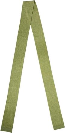 Dolce & Gabbana Cashmere Gebreide Nek Foulard Sjaal - Heren - Sjaals - Groen - ONE Size - Accessoires