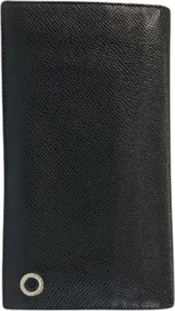 Bulgari Pre-owned Long wallet (bi-fold) - Heren - Vintage Accessoires - Zwart - ONE Size - Leer - Vintage