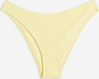 H&M Bikinihose High Leg - Yellow