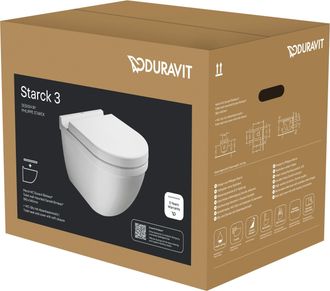 Duravit Duravit - Starck 3 Set Wc Suspendido Rimless (sin Borde) Incl