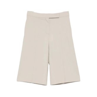 Max Mara Long Shorts, female, Beige, Size: 2XS Long Shorts