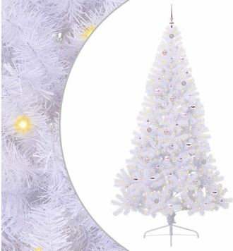 vidaXL &Aacute;rbol De Navidad Artificial Con 300 Led 240 Cm Pvc Y Acero Vidaxl