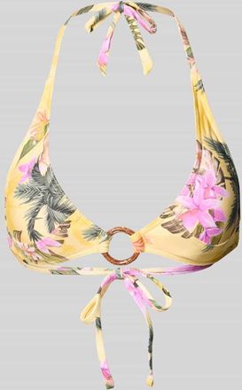 Banana Moon Banana Moon Bikini-Oberteil im Allover-Look Modell Minew Triangle in GELB, Gr&ouml;&szlig;e XL