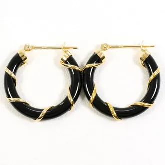 C&A Unbranded (18K) Hoop Earrings (Pre-Owned)