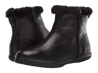 Softwalk Helena Womens Boots Black Leather : 7.5 N (AA)