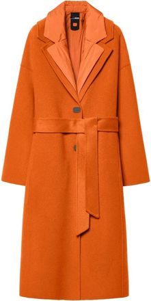 Roberto Ricci Design Rrd, Dames, Mantels, Oranje, Maat: 3XL Wol