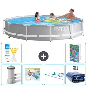 Intex Piscina Prism Frame Redonda - 366x76 Cm - 7-piezas S270