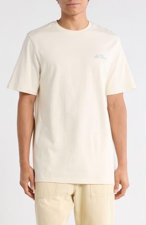 Les Deux Wild Flower Embroidered Organic Cotton T-Shirt in Eggnog White at Nordstrom, Size Xx-Large