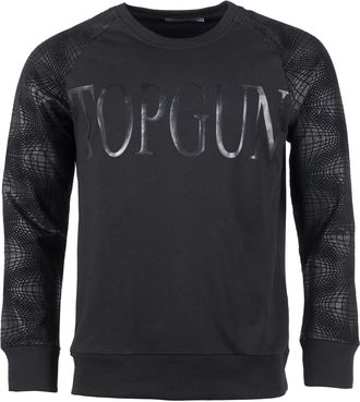 Top Gun Sweatshirt Zwart Swarn TG20192020