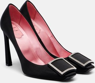 Roger Vivier Trumpette 100 satin pumps