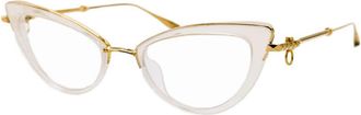 Valentino Ladies Black Cat Eye Eyeglass Frames VLX-123-CH C