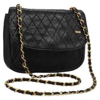Bally Tweedehands leren schoudertassen - Dames - Pre-owned - Zwart - Maat: ONE Size Leer