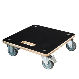 Nature Carro Nature De Madera Negra 38 X 38 Cm Capacidad 250 Kg