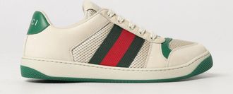 Gucci Sneakers Screener in mesh e pelle scamosciata con nastro Web